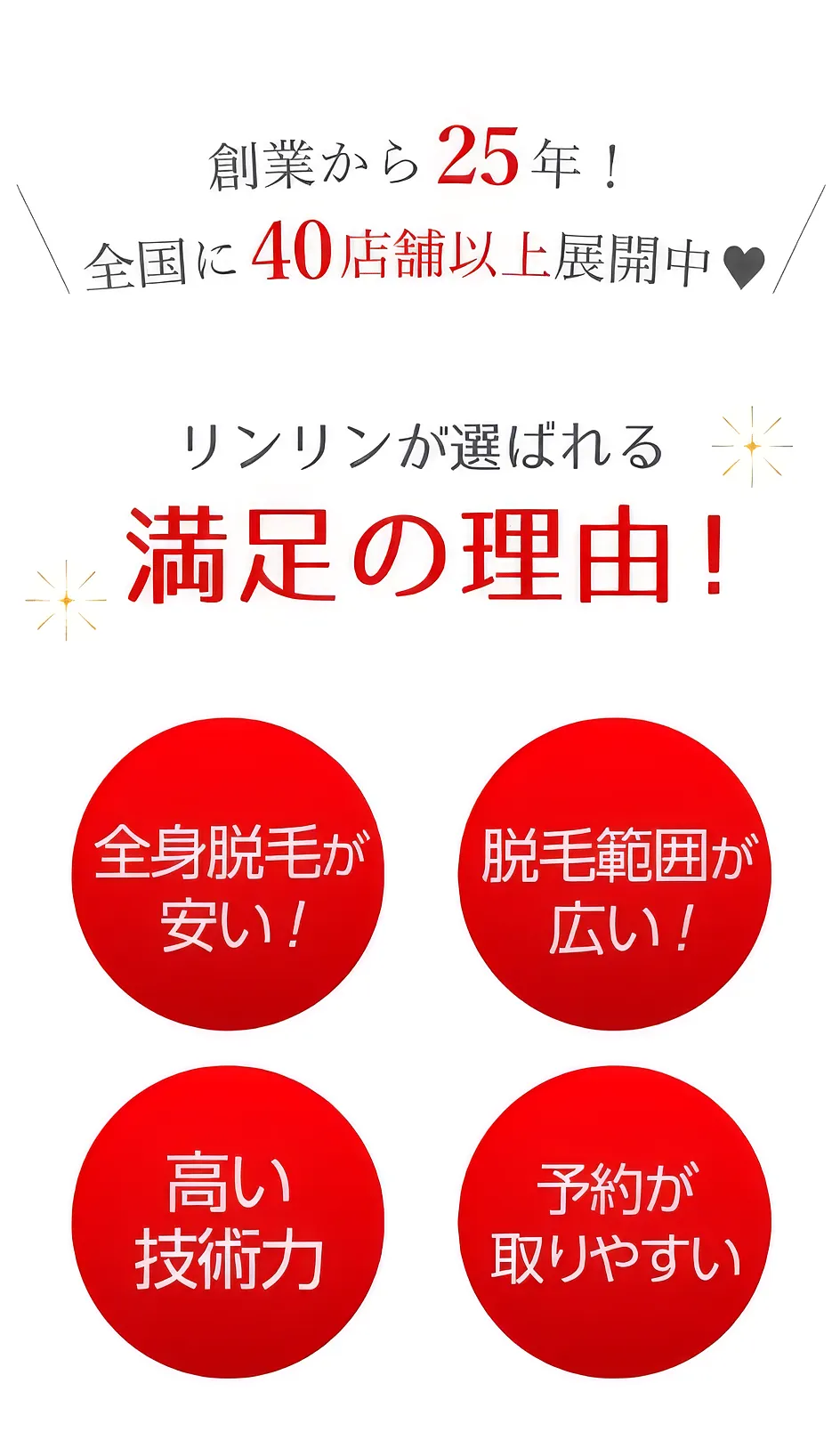 創業から18年！全国56店舗展開中♥リンリンが選ばれる満足の理由